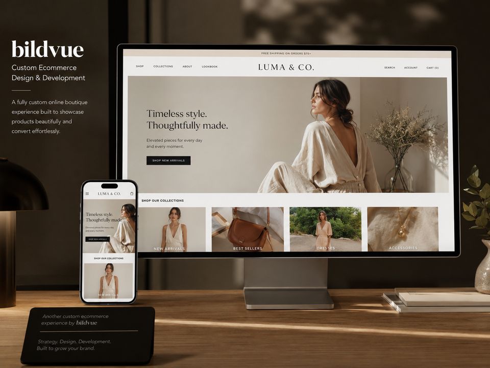 Luma & Co. website by BildVue